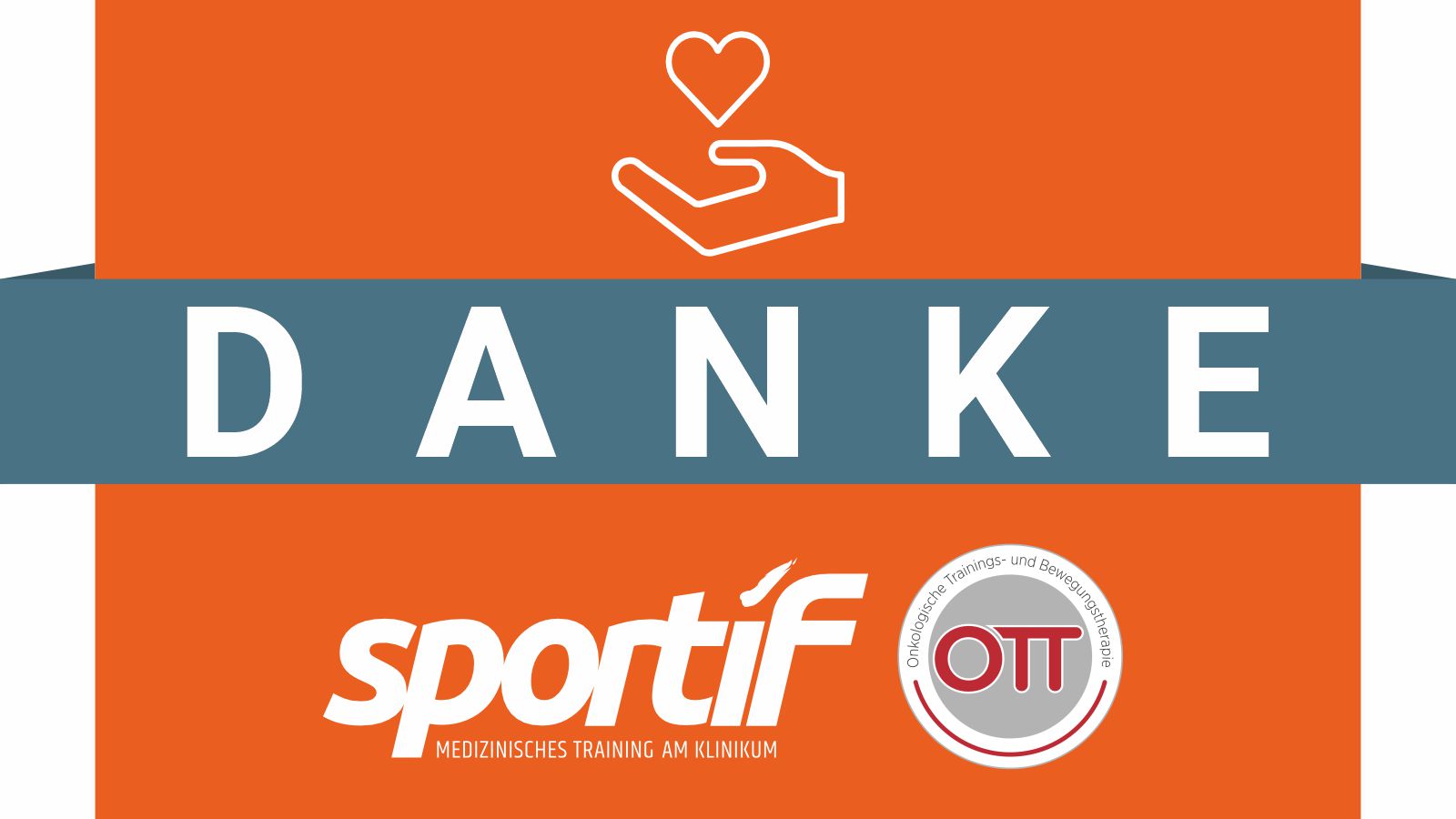 Schriftzug: Danke